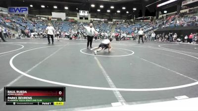 85 lbs 1st Place Match - Raul Rueda, Alpha Academy vs Parks Behrens, Plainview Youth Wrestling Club