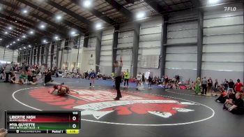 100 lbs Quarters - Libertie Nigh, Black Mambas vs Mya Guyette, Girls With Grit Blue