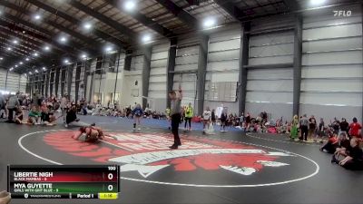 100 lbs Quarters - Libertie Nigh, Black Mambas vs Mya Guyette, Girls With Grit Blue