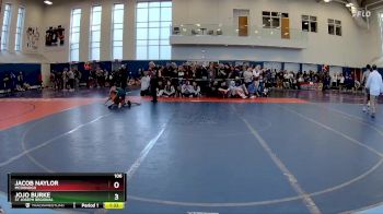 106 lbs Champ. Round 1 - JoJo Burke, St Joseph Regional vs Jacob Naylor, McDonogh