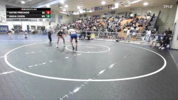 140 lbs Cons. Round 4 - Guilia Costa, Newport Harbor vs Kayde Preciado, Millikan