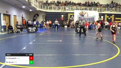 96 lbs Consy 4 - Aiden Campbell, West Allegheny vs Mason Durst, Fauquier