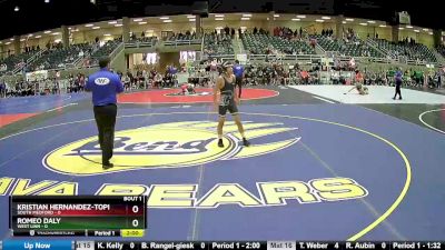 108 lbs Round 1 (4 Team) - Kristian Hernandez-topete, South Medford vs Romeo Daly, West Linn