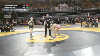 114 lbs 3rd Place - Riley Karwowski, Wyoming Seminary vs Kirra Mitchell, Mount De Sales Academy