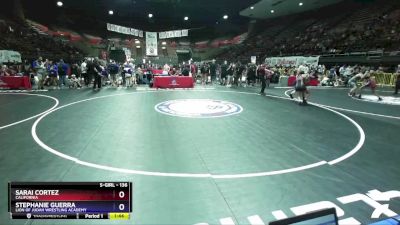 136 lbs Quarterfinal - Sarai Cortez, California vs Stephanie Guerra, Lion Of Judah Wrestling Academy