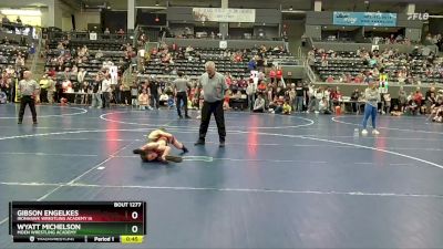 70 lbs Cons. Round 4 - Gibson Engelkes, Ironhawk Wrestling Academy IA vs Wyatt Michelson, Moen Wrestling Academy