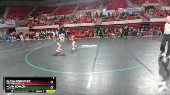 100 lbs Round 1 (16 Team) - Alexa Rodriguez, Dallas Hillcrest vs Noah Kovach, Azle