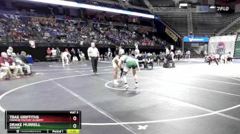 157 Class 1 lbs Quarterfinal - Drake Murrell, Warsaw vs Trae Griffiths, Missouri Military Academy