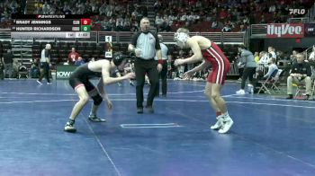 3A-150 lbs Champ. Round 1 - Brady Jennings, Clinton vs Hunter Richardson, Fort Dodge
