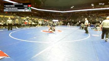 175 Class 4 lbs Quarterfinal - Isaac Ward, Fort Osage vs Dayton Moison, Ozark