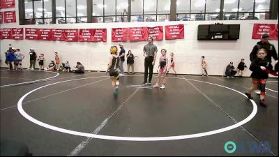 47-54 lbs Semifinal - Preslie Dickerson, Blue Devil Wrestling vs Annie Raper, Tecumseh Youth Wrestling