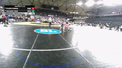 Boys 3A 113 lbs Cons. Round 2 - Zachary Diaz, Interlake vs Flavio Fabian, Highline