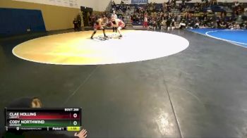 175 lbs Semifinal - Cody Northwind, Granger vs Clae Holling, Liberty