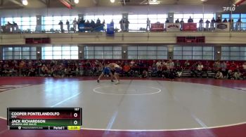 157 lbs Semifinal - Cooper Pontelandolfo, NYU vs Jack Richardson, Johnson And Wales