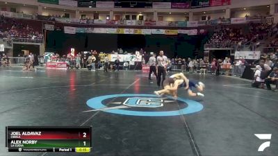 5A 107 lbs Cons. Round 2 - Joel Aldavaz, Cibola vs Alex Norby, La Cueva