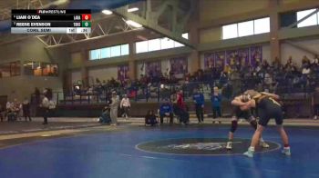 126 lbs Cons. Semi - Reese Evenson, Thunder Basin High School vs Liam O`dea, Laramie