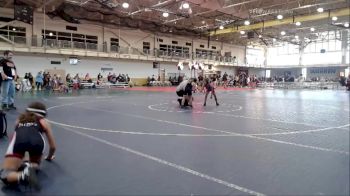 50 lbs Semis & 1st Wrestleback (8 Team) - Brynlee Hollandsworth, Carolina Cross-Face vs Shataya McNack, Mikey`s Melk Monsters