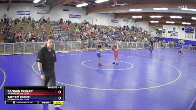 62 lbs Semifinal - Kanaan Mosley, Salem Elite Mat Club vs Taetem Kunze, Salem Elite Mat Club