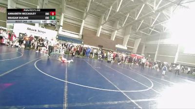 46 lbs Cons. Semi - Reagan Duling, Charger Wrestling Club vs AnnaBeth McCauley, Delta Wrestling Club