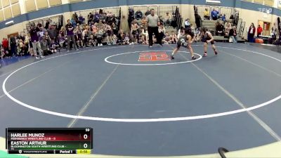 59 lbs Round 4 (10 Team) - Easton Arthur, Bloomington South Wrestling Club vs Harlee Munoz, Mishawaka Wrestling Club