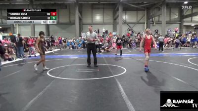 105 lbs Cons. Round 2 - Roman Garcia, Garden City vs Tanner Bolt, Trailhands
