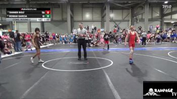 105 lbs Cons. Round 2 - Roman Garcia, Garden City vs Tanner Bolt, Trailhands