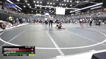 95 lbs Cons. Round 2 - Brennan Bustos, Maize Wrestling Club vs Jayden Reyes, Derby