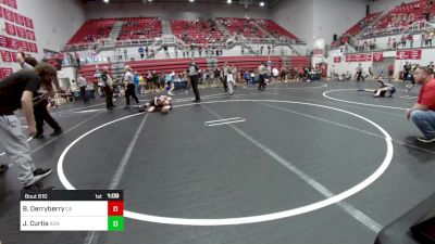 92 lbs Quarterfinal - Blaine Derryberry, Carl Albert vs Jace Curtis, Ada Youth Wrestling