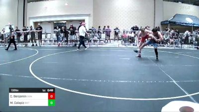 132 lbs Consi Of 64 #2 - Caden Benjamin, Grindhouse WC vs Micah Calapiz, British Columbia