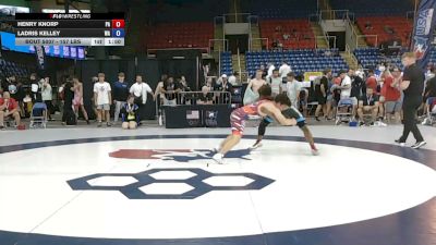 157 lbs Cons. Sub-rd Of 64 - Henry Knorp, Pennsylvania vs Ladris Kelley, Washington