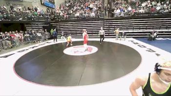 4A 144 lbs Cons. Round 1 - Seth Bindrup, Mountain Crest vs William Miles, Crimson Cliffs High