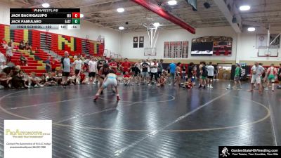 High School - 132 lbs Finals (8 Team) - Jack Bachigalupo, Mount Olive vs Jack Famularo, Easton (PA)