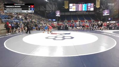 170 lbs Quarters - Veronica Madrid, KS vs Leolyn Karnowski, KS