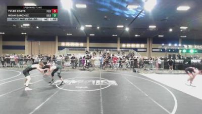 150 lbs Round Of 32 - Tyler Coats, Fossil Ridge High School vs Noah Sanchez, Gold Rush Wrestling