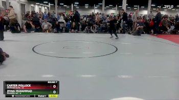 52 lbs Round 7 (10 Team) - Ziyan Muhammad, Rangers WC vs Carter Pollock, Brawler Elite