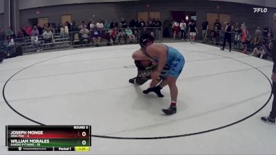 288 lbs Round 5 (8 Team) - William Morales, Kansas Pythons vs Joseph Monge, Iowa PWC