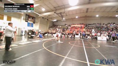 112 lbs Consolation - Coleman Morgan, North Desoto Wrestling Academy vs Braxton Jones, Collinsville Cardinal Youth Wrestling
