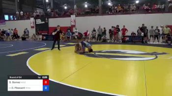 57 kg Round Of 64 - Devin Gomez, Western Colorado Wrestling Club vs Desmond Pleasant, Pennsylvania RTC