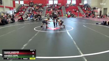 70 lbs Round 2 (4 Team) - Mason Vandiver, North Region Team A vs Maverick Hood, South Region Team A