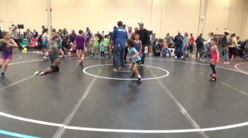 45 lbs Rr Rnd 1 - Koa Wilkinson, 4M K-4 vs Chenzalynn Greenough, Ragin Raisins Concord K-4