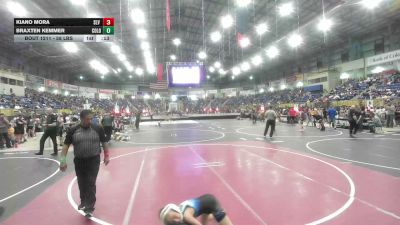 58 lbs Consi Of 8 #2 - Kiano Mora, SLV Elite WC vs Braxten Kemmer, Colorado Hammers