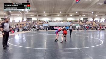 Girls 132 lbs 5th Place Match - Hannah Parrish, Maryville High School vs Gabbie Newton, Jefferson Co. High School