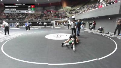 128 lbs Consi Of 16 #2 - Santino Alvaro, Santa Ynez vs Jonah Rusca, Reedley