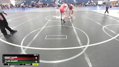 174 lbs Cons. Round 3 - Kenny Sauer, Oneonta State vs Tyler Balent, RIT