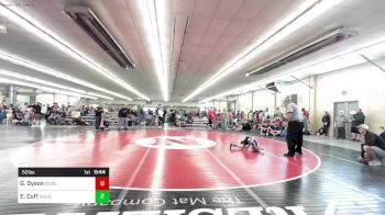 52 lbs Round Of 16 - Graham Dyson, Moscow vs Eddie Cuff, Nazareth