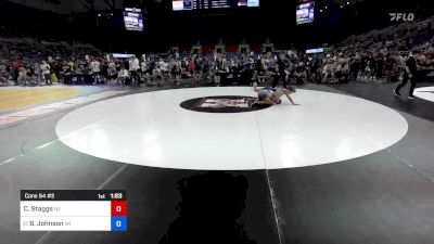 120 lbs Cons 64 #2 - Cael Staggs, NV vs Braden Johnson, WI