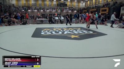 190 lbs Round 2 - Bryce Williams, Moen Wrestling Academy vs Grady Joens, The Best Wrestler