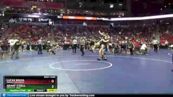 3A-138 lbs Cons. Semi - Grant O`Dell, Iowa City, West vs Lucas Bruhl, Ankeny Centennial