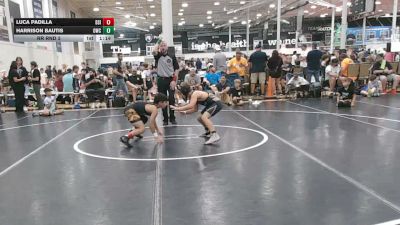 88 lbs Rr Rnd 3 - Luca Padilla, Diamond State Inferno - EL vs Harrison Bautis, The Outsiders Wrestling Club - EL