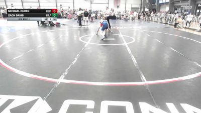 132 lbs Rr Rnd 1 - Michael Queen, Central Maryland Wrestling - HSB vs Zach Davis, Culpeper Legends - HSB